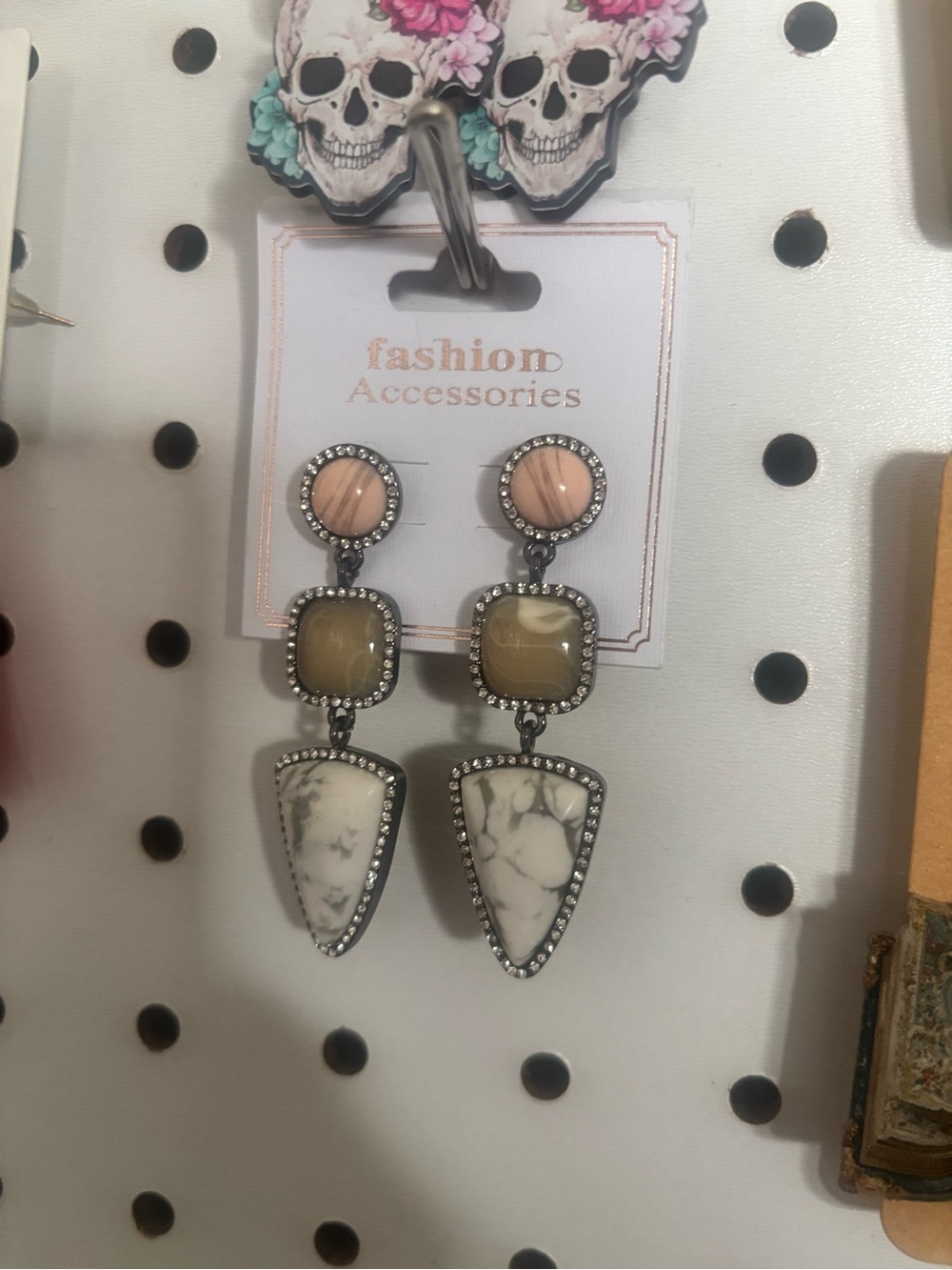 Women’s Multi-Color Statement Drop Earrings